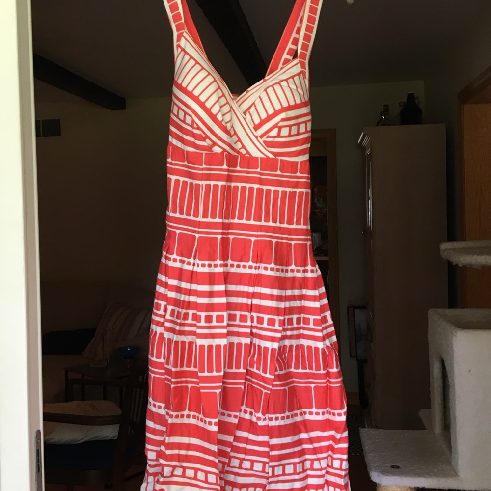Dress barn dress with criss-cross straps